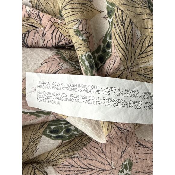 ZARA Men's Safari Print Shirt Relaxed Fit Large - Picture 7 of 7